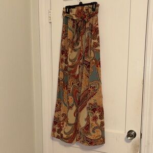 Colorful Patterned Boho Flowy Pants